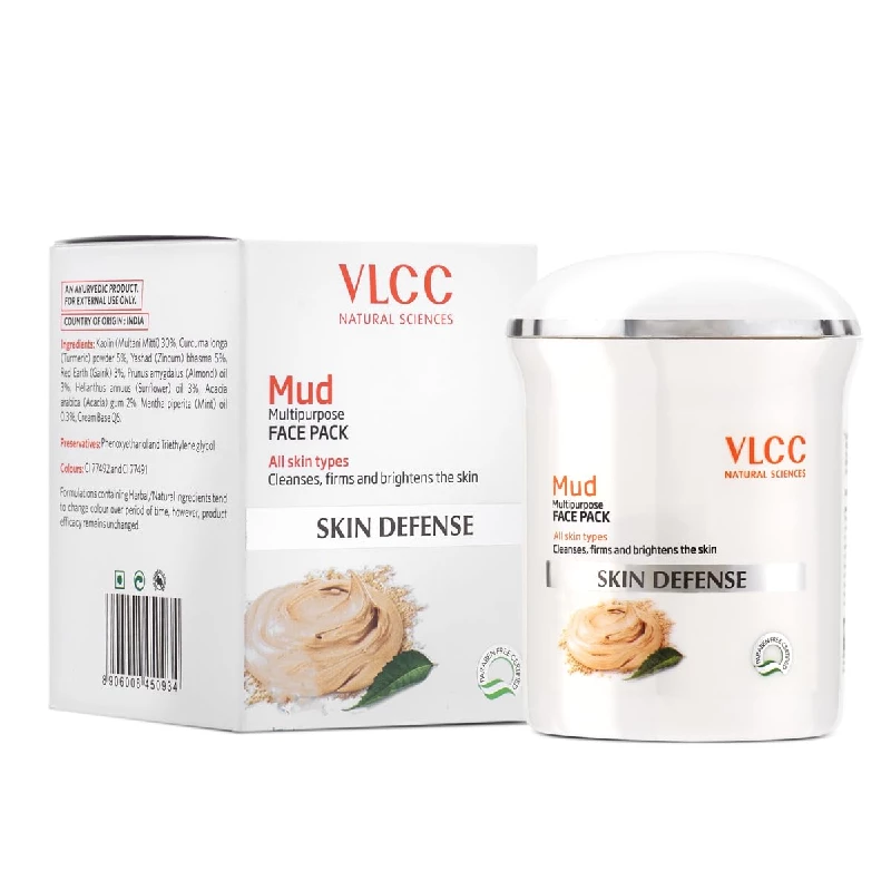 VLCC Skin Defense Mud Face Pack, 70 g-2.webp